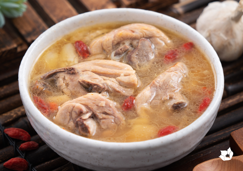 Sup Ayam (Chicken Soup for the Soul) with Nasi Goreng Premix