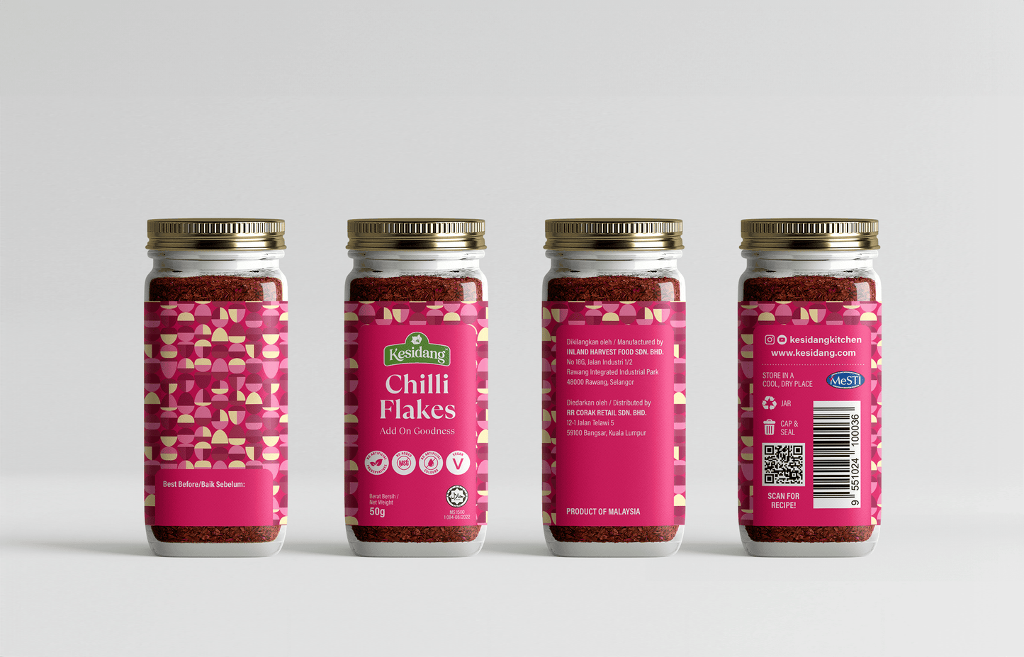 Chilli Flakes (Jar)