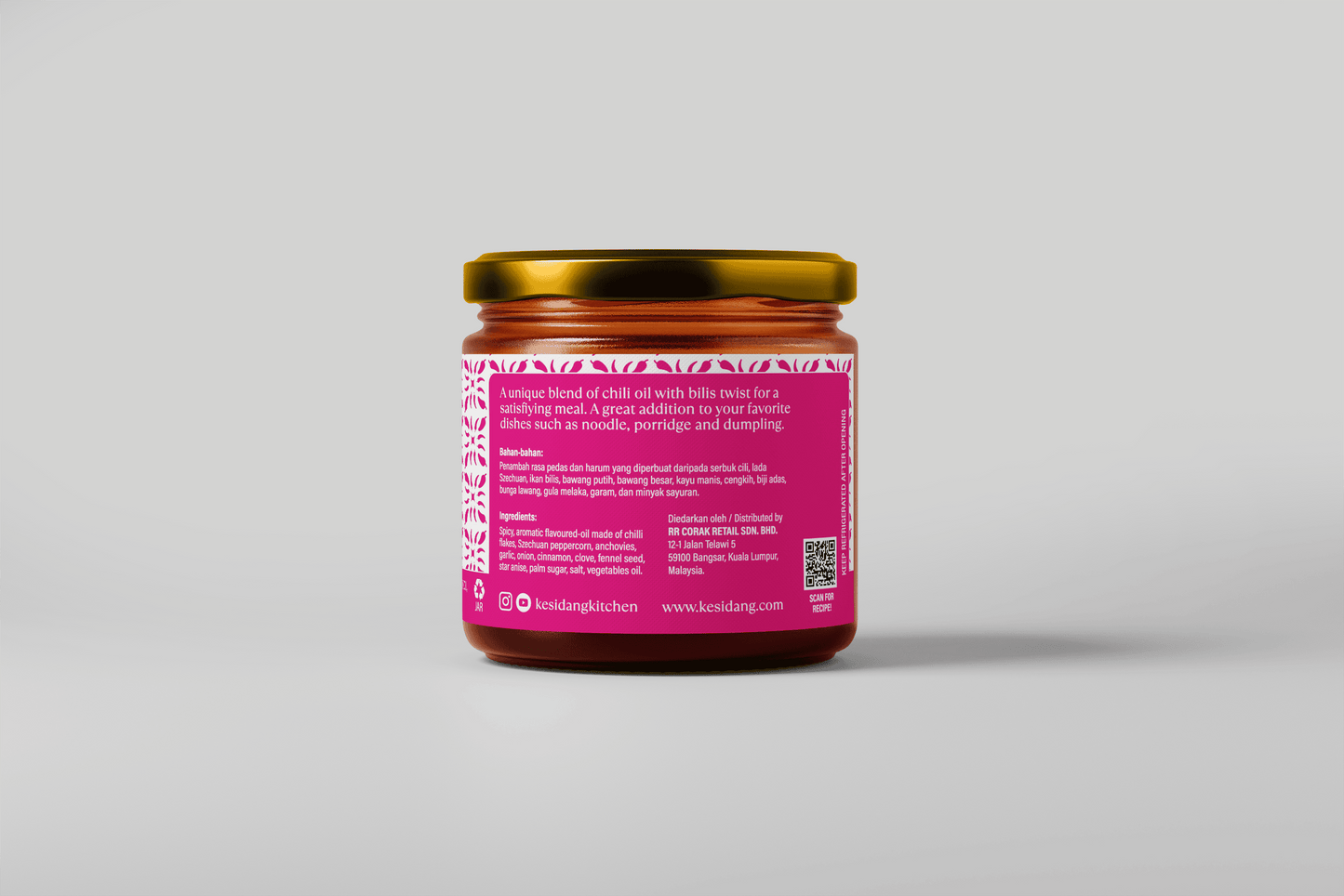 Chilli Oil Flakes Anchovies (Ikan Bilis)