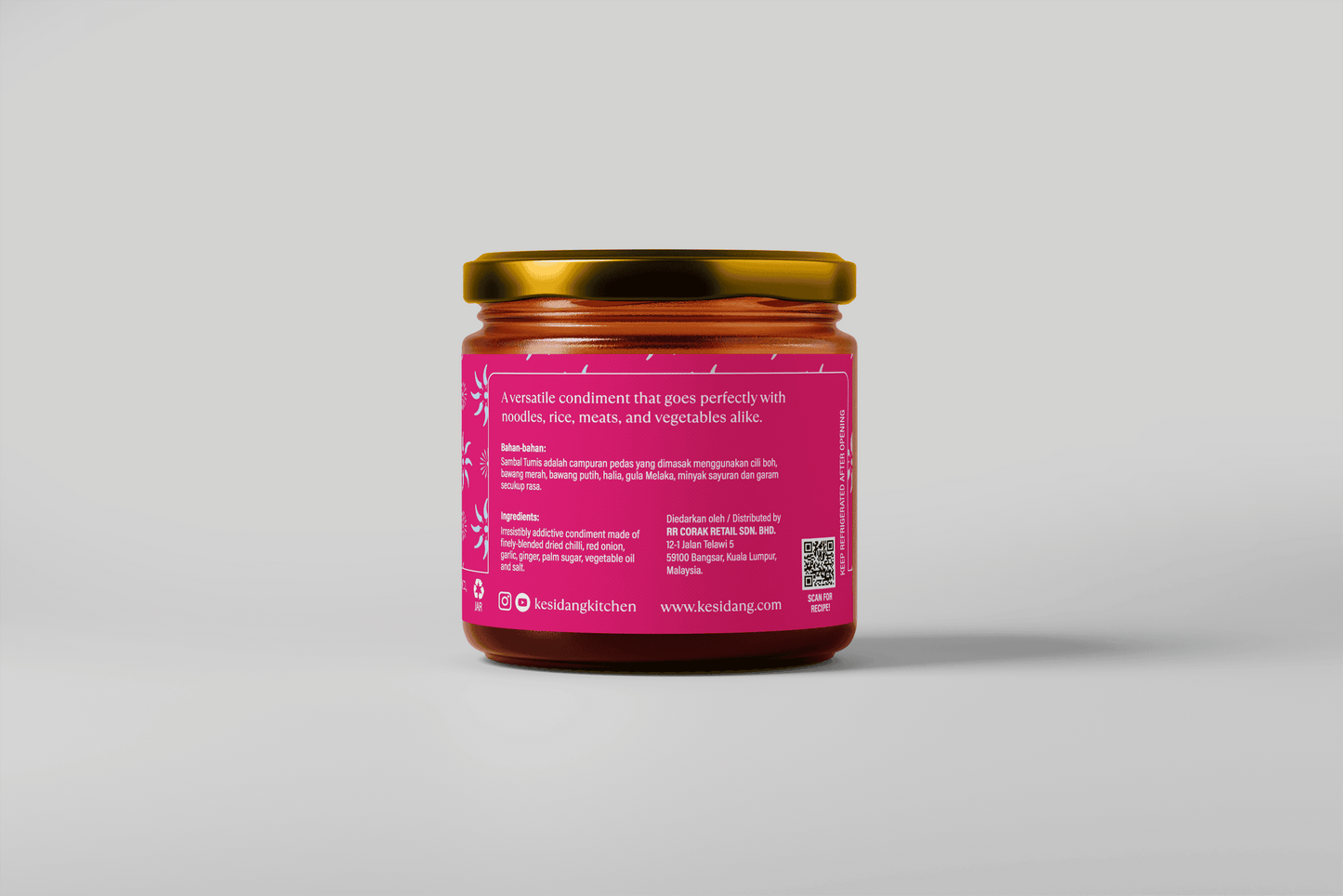 Stir-fried Chilli Condiment (Sambal Tumis)