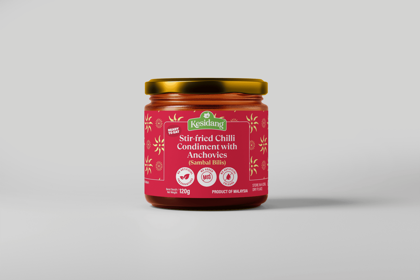 Stir-fried Chilli Condiment with Anchovies (Sambal Bilis)