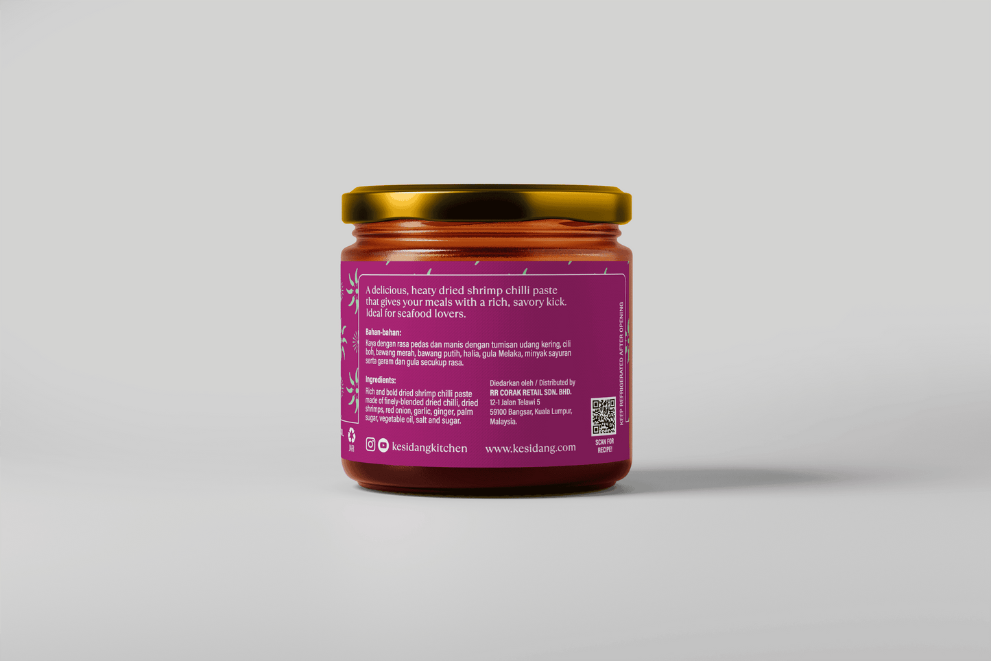 Stir-fried Chilli Condiment with Dried Shrimps (Sambal Udang Kering)