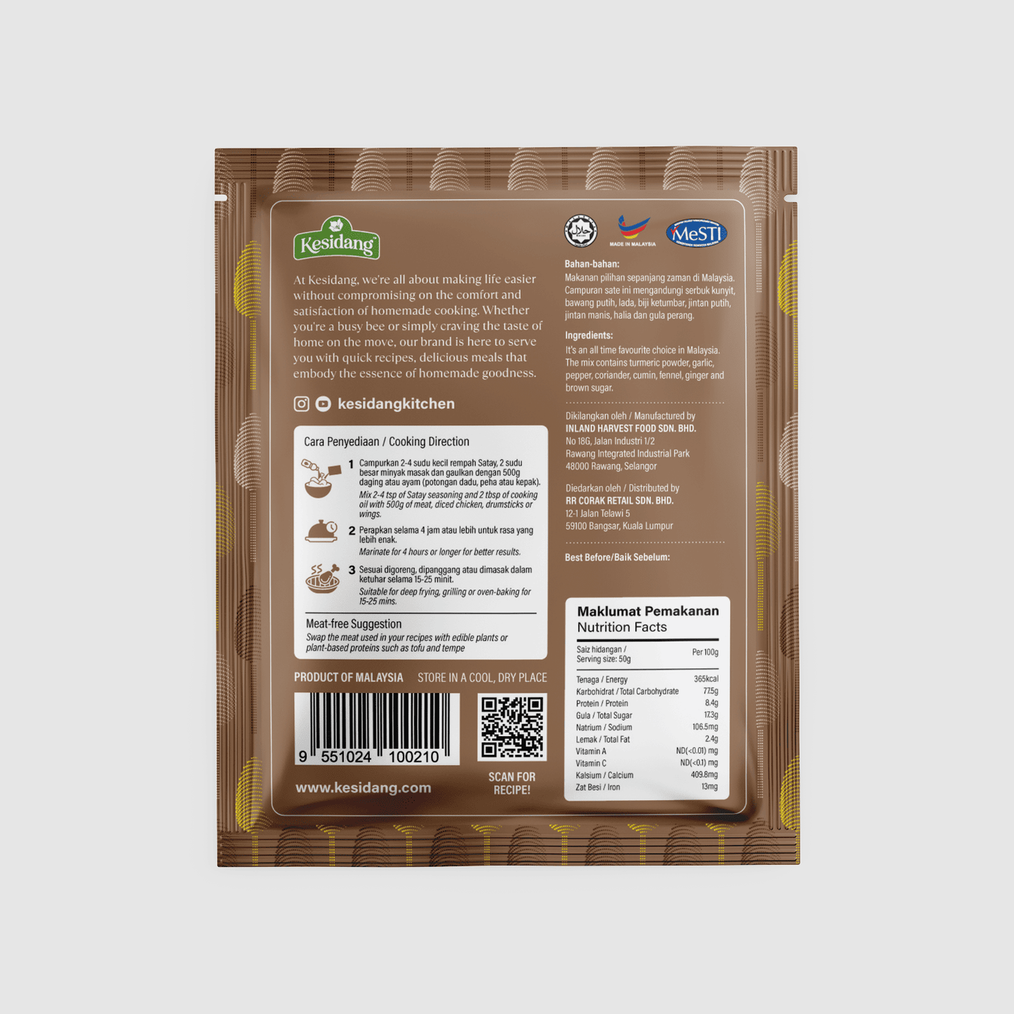 Satay Seasoning (Packet)