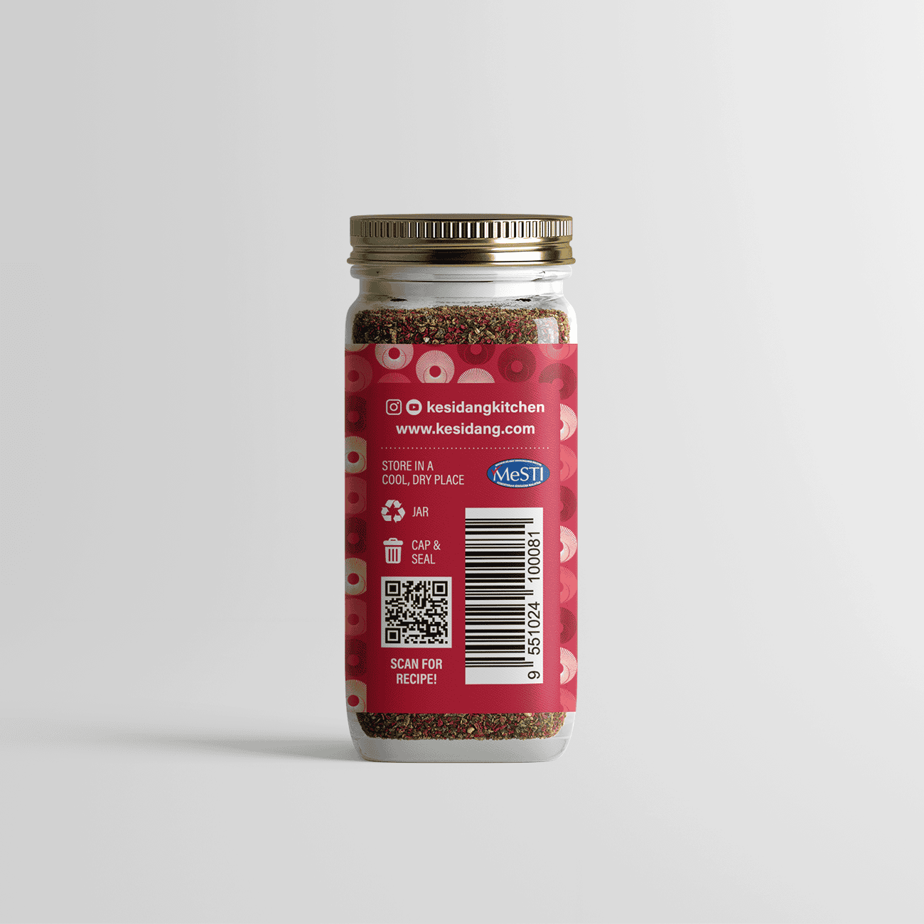 Chilli Condiment (Sambal Mix) Seasoning (Jar)