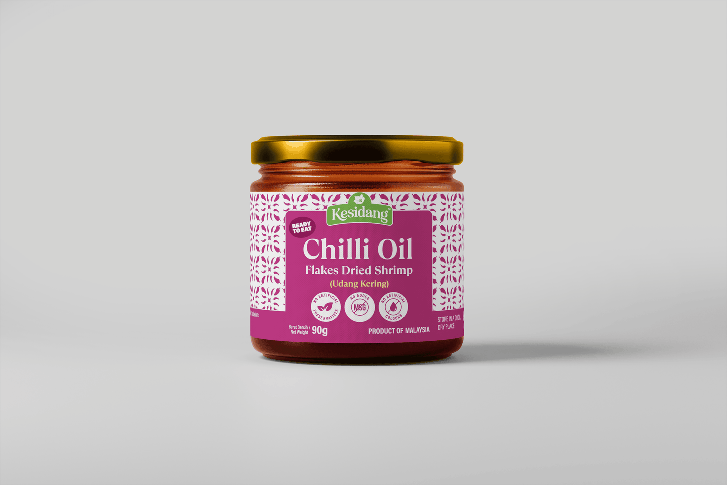 Chilli Oil Flakes Dried Shrimp (Udang Kering)