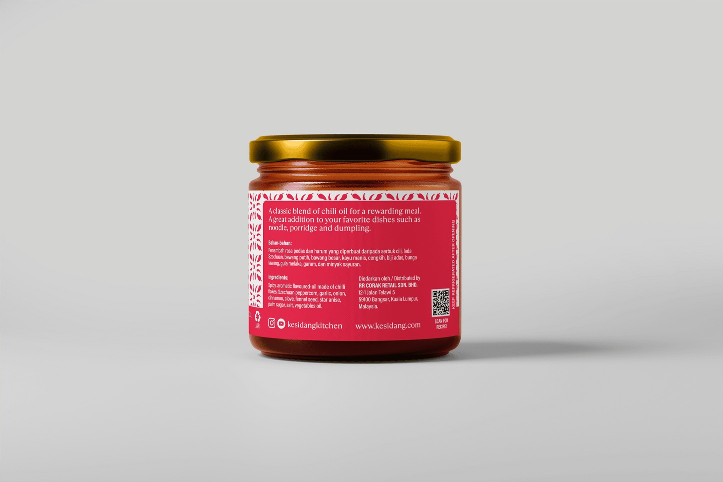 Chilli Oil Flakes Garlic (Bawang Putih)