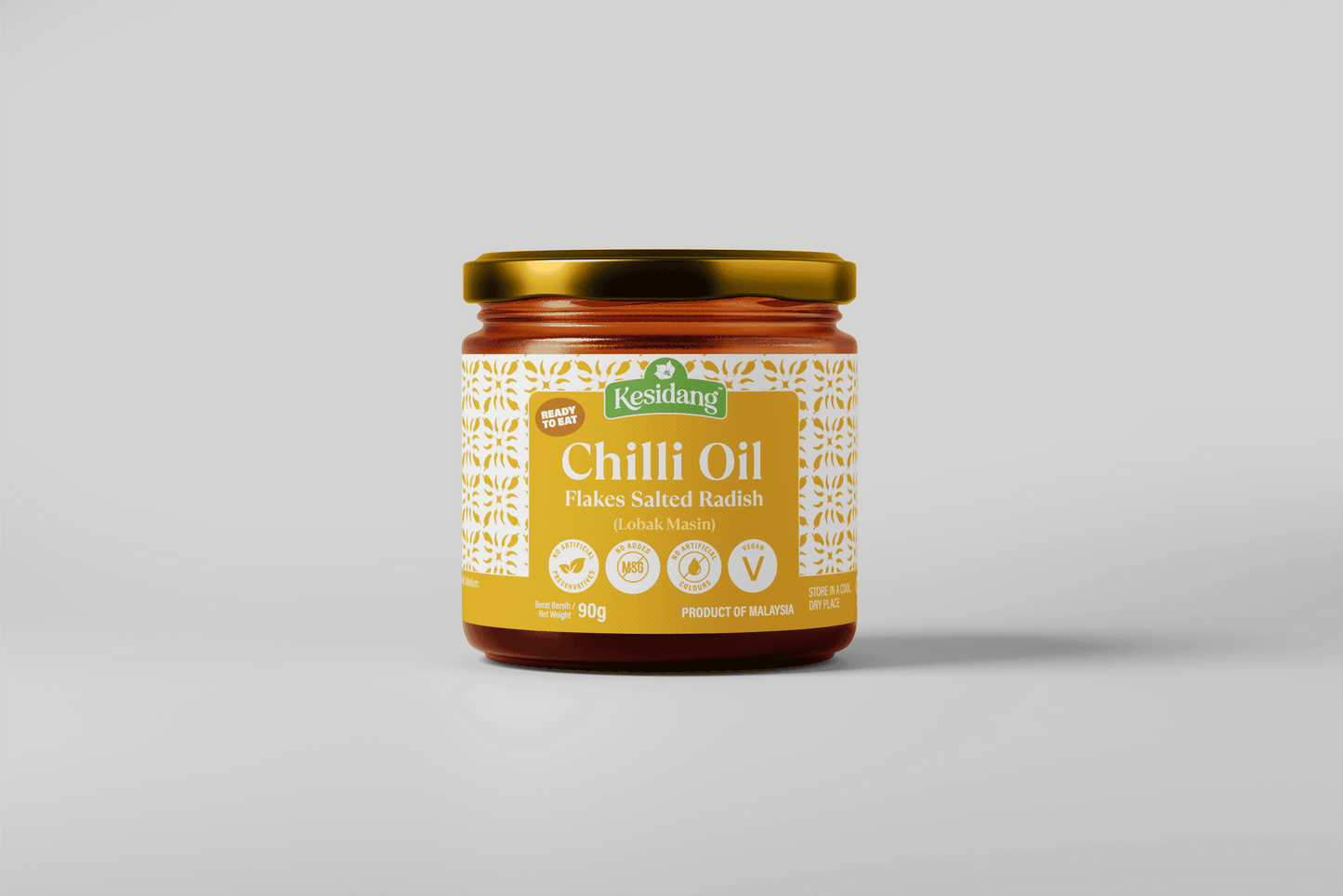 Chilli Oil Flakes Salted Radish (Lobak Masin)