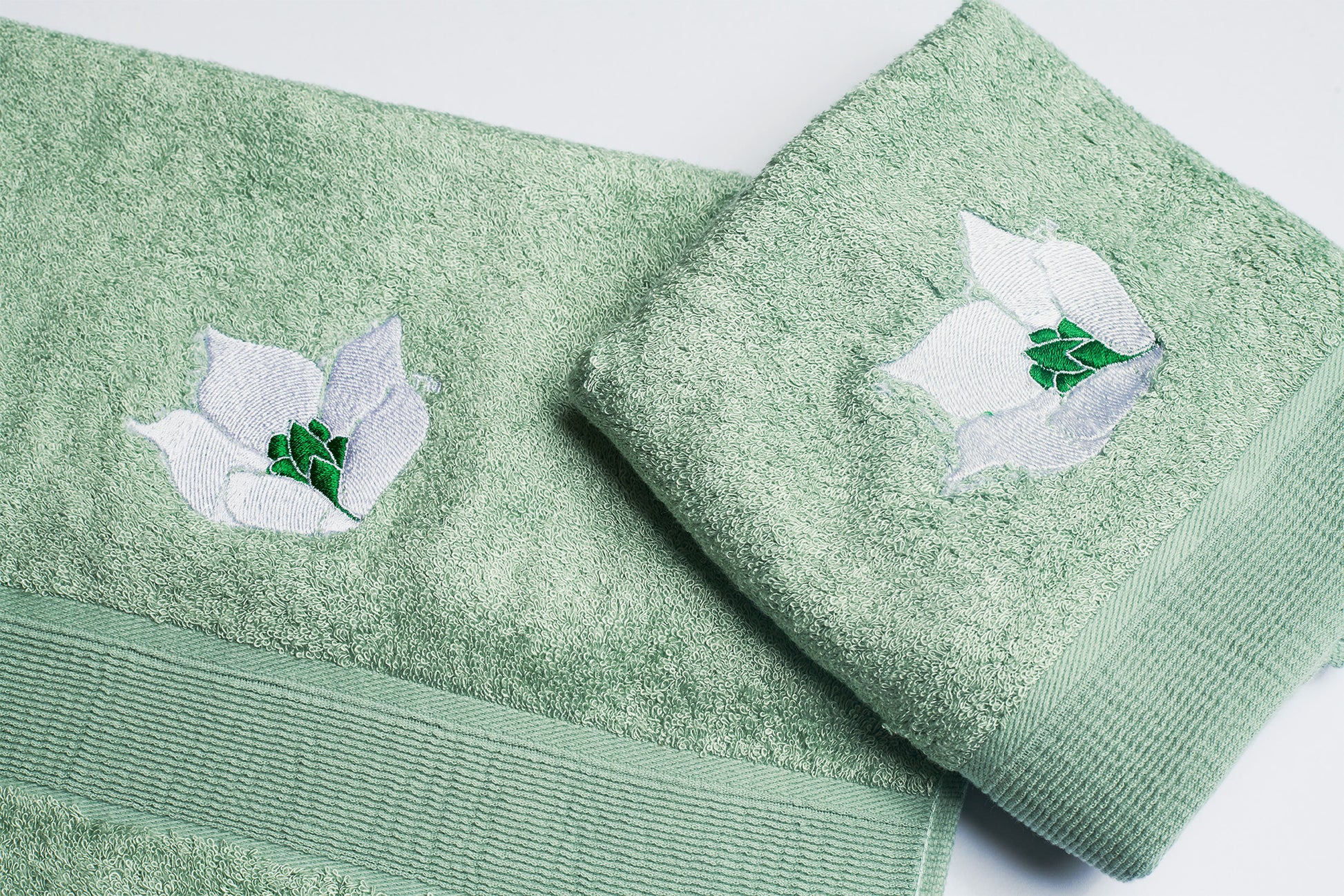 Light green kitchen towels by Kesidang Kitchen, your best local Malaysia seasonings online store
