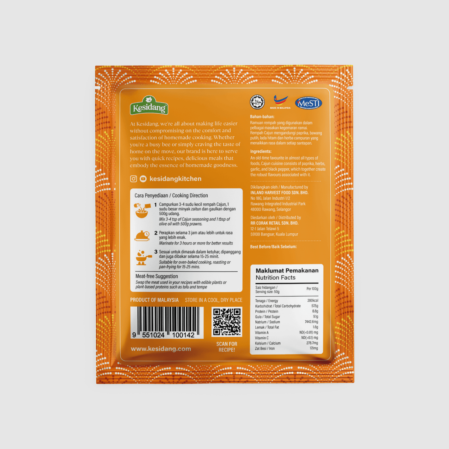 Cajun Spice Seasoning (Packet)